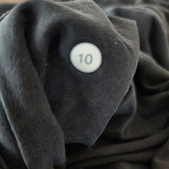 Lululemon Scuba Full Zip Hoodie Vintage Older Model Size 10 Black - Picture 6 of 7